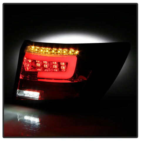 Spyder Auto 5087973 LED Tail Lights - Red Clear
