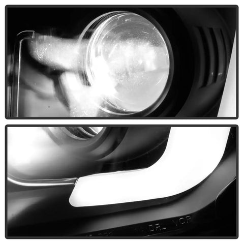 Spyder Auto 5088055 (Spyder Apex) Light Bar Projector Headlights - Black