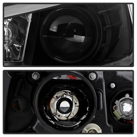 Spyder Auto 5088116 (Spyder Signature) Projector Headlights - Sequential LED Turn Signal Black