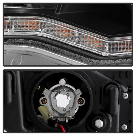 Spyder Auto 5088116 (Spyder Signature) Projector Headlights - Sequential LED Turn Signal Black