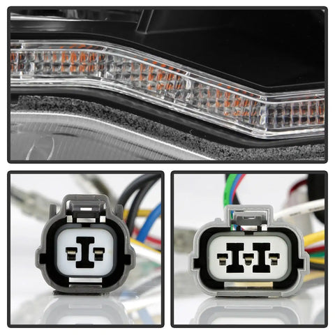 Spyder Auto 5088123 (Spyder Signature) Projector Headlights - Sequential LED Turn Signal Black