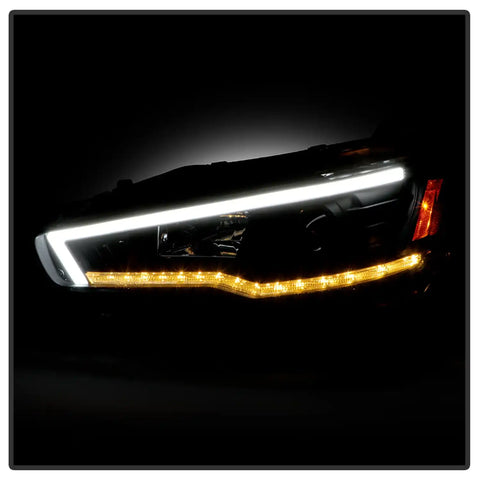 Spyder Auto 5088123 (Spyder Signature) Projector Headlights - Sequential LED Turn Signal Black
