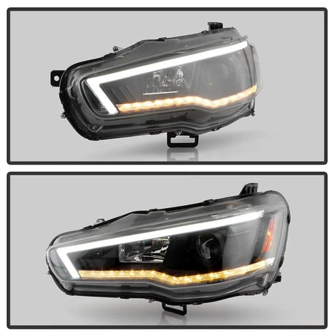 Spyder Auto 5088123 (Spyder Signature) Projector Headlights - Sequential LED Turn Signal Black