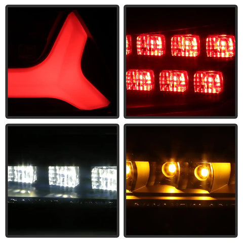Spyder Auto 5088130 LED Tail Lights - Black