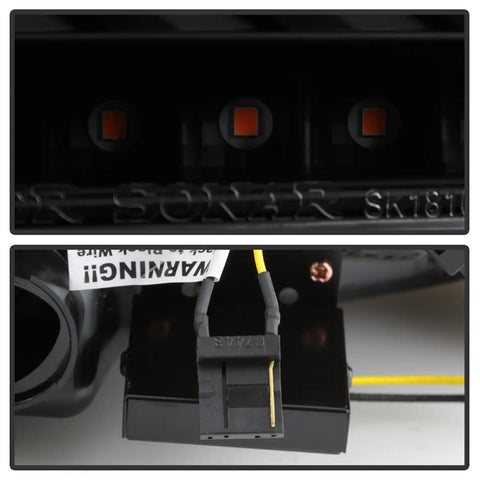 Spyder Auto 5088147 LED Tail Lights - Black Smoke