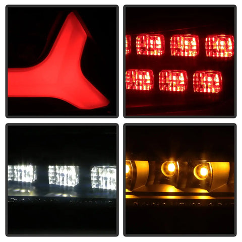 Spyder Auto 5088147 LED Tail Lights - Black Smoke