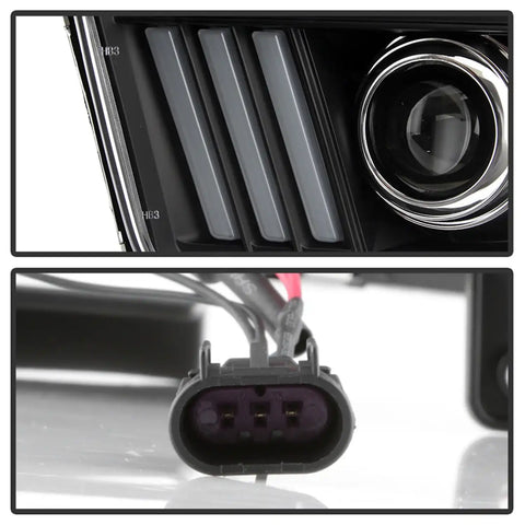 Spyder Auto 5088192 ( Apex ) Projector LED Headlights - Black