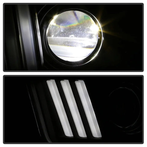 Spyder Auto 5088192 ( Apex ) Projector LED Headlights - Black