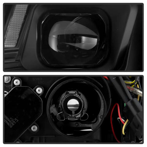 Spyder Auto 5088321 (Spyder Signature) Projector Headlights - Switch Back Sequential LED Turn Signal Black
