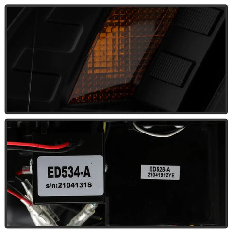 Spyder Auto 5088338 (Spyder Signature) Projector Headlights - Switch Back Sequential LED Turn Signal Black