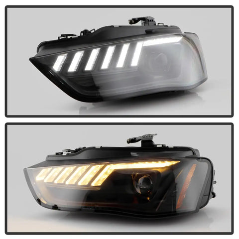 Spyder Auto 5088338 (Spyder Signature) Projector Headlights - Switch Back Sequential LED Turn Signal Black