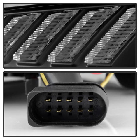 Spyder Auto 5088345 (Spyder Apex) High-Power LED Module ( Low Beam ) Equipped Headlights - Black