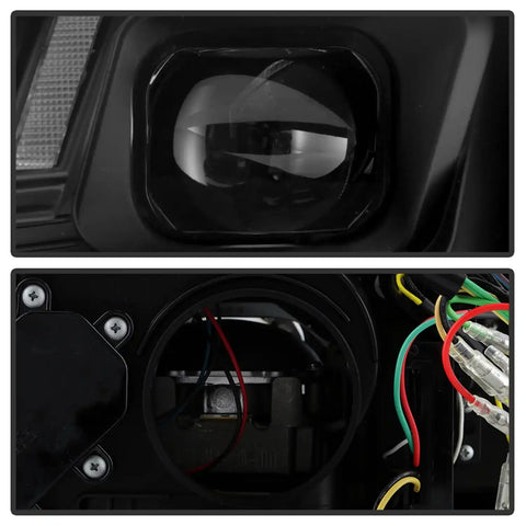 Spyder Auto 5088352 (Spyder Apex) High-Power LED Module ( Low Beam ) Equipped Headlights - Black