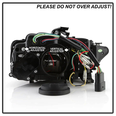 Spyder Auto 5088352 (Spyder Apex) High-Power LED Module ( Low Beam ) Equipped Headlights - Black