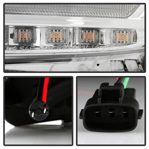 Spyder Auto 5088369 (Spyder Apex) Multi-Beam High-Power LED Module Equipped Headlights - Chrome