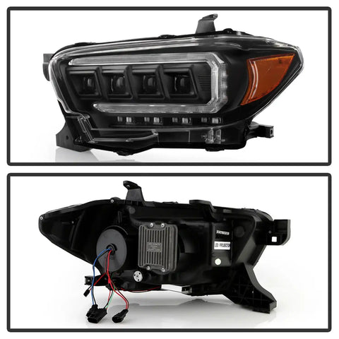 Spyder Auto 5088376 (Spyder Apex) Multi-Beam High-Power LED Module Equipped Headlights - Black