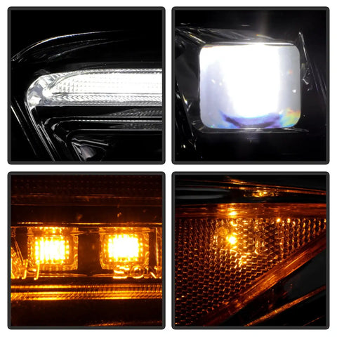 Spyder Auto 5088383 (Spyder Apex) Multi-Beam High-Power LED Module Equipped Headlights - Chrome