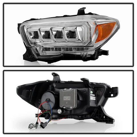 Spyder Auto 5088383 (Spyder Apex) Multi-Beam High-Power LED Module Equipped Headlights - Chrome
