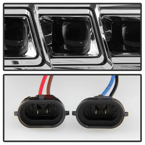 Spyder Auto 5088383 (Spyder Apex) Multi-Beam High-Power LED Module Equipped Headlights - Chrome