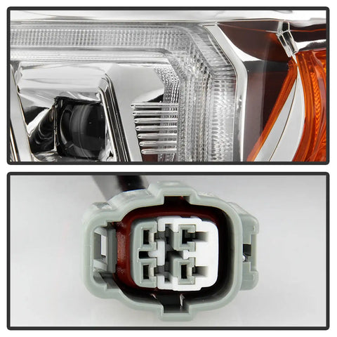 Spyder Auto 5088383 (Spyder Apex) Multi-Beam High-Power LED Module Equipped Headlights - Chrome