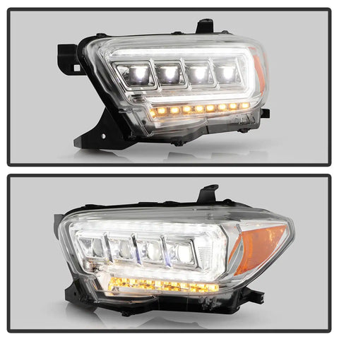 Spyder Auto 5088383 (Spyder Apex) Multi-Beam High-Power LED Module Equipped Headlights - Chrome
