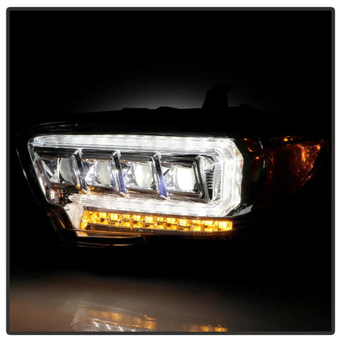 Spyder Auto 5088383 (Spyder Apex) Multi-Beam High-Power LED Module Equipped Headlights - Chrome