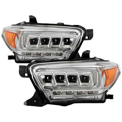 Spyder Auto 5088383 (Spyder Apex) Multi-Beam High-Power LED Module Equipped Headlights - Chrome