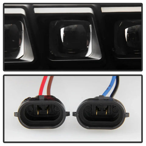Spyder Auto 5088390 (Spyder Apex) Multi-Beam High-Power LED Module Equipped Headlights - Black