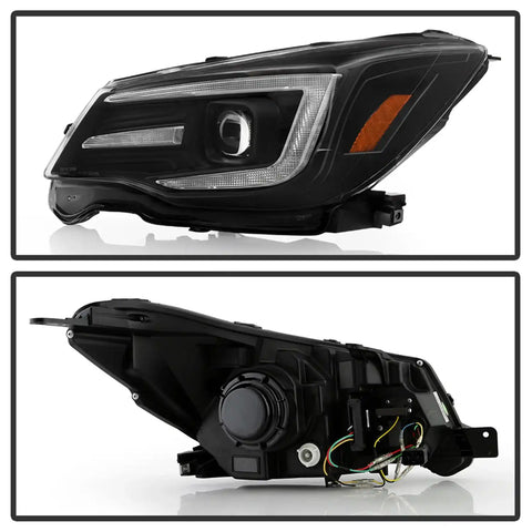 Spyder Auto 5088444 (Spyder Signature) Headlights - Sequential LED Turn Signal Black