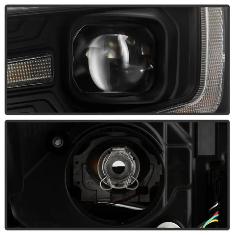 Spyder Auto 5088444 (Spyder Signature) Headlights - Sequential LED Turn Signal Black