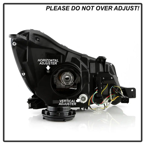 Spyder Auto 5088444 (Spyder Signature) Headlights - Sequential LED Turn Signal Black