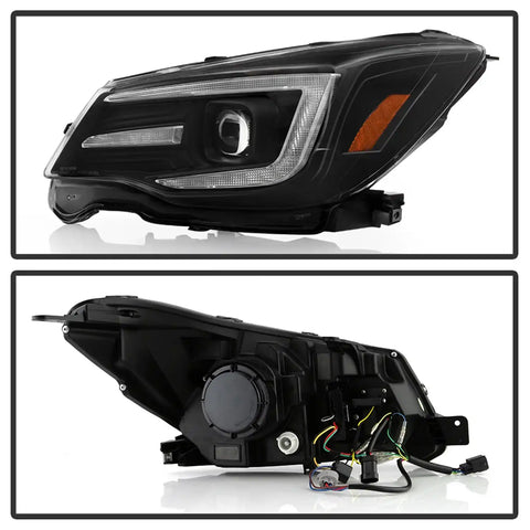 Spyder Auto 5088451 (Spyder Signature) Headlights - Sequential LED Turn Signal Black