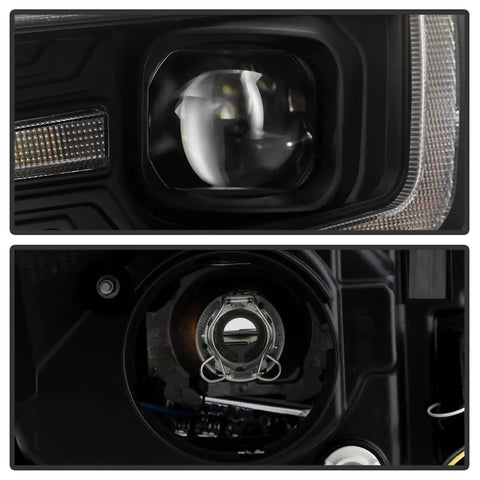 Spyder Auto 5088451 (Spyder Signature) Headlights - Sequential LED Turn Signal Black