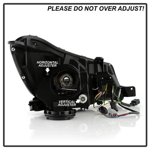 Spyder Auto 5088451 (Spyder Signature) Headlights - Sequential LED Turn Signal Black