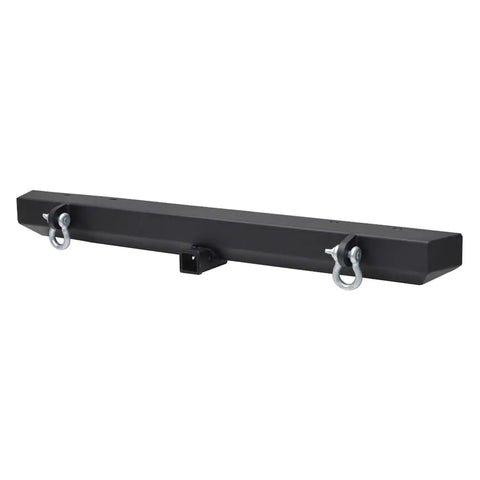 Paramount Automotive 51-0008 - Classic Rear Bumper w/ D-Ringss & 2" Inch Receiver Black