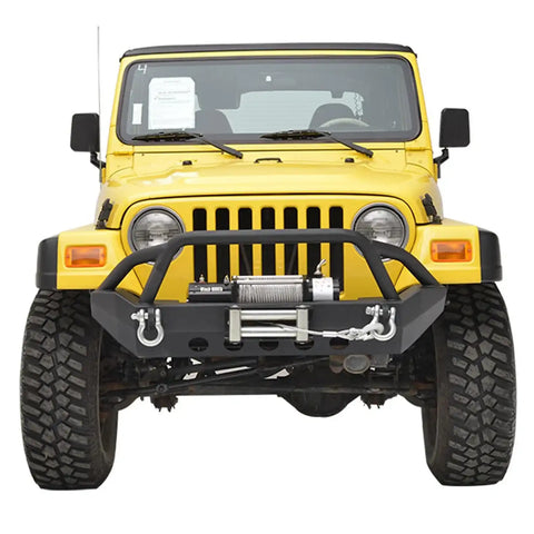 Paramount Automotive 51-0037 - 87-06 Jeep Wrangler YJ/TJ Tubular Front Bumper