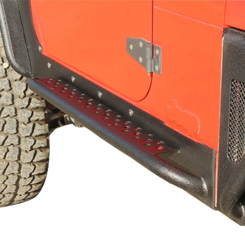 Paramount Automotive 51-0040 - 97-06 Jeep Wrangler TJ Rocker Guard w/ Step Board