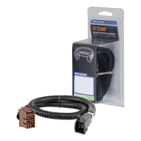 CURT 51353 - Brake Controller Harness Select Cadillac Chevrolet GMC Hummer (Packaged)