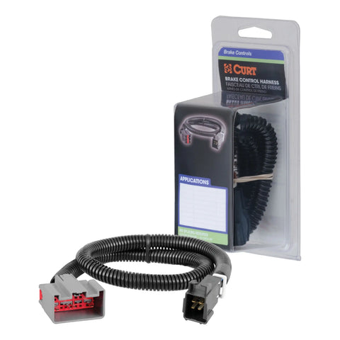 CURT 51433 - Trailer Brake Controller Harness Select Ford Lincoln (Packaged)