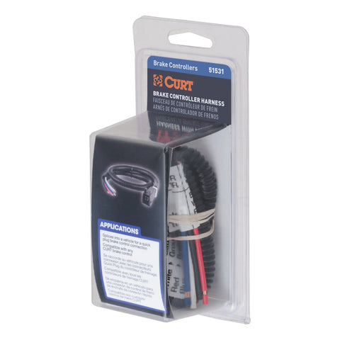 CURT MFG 51531 TRAILER BRAKE CONTROLLER HARNESS  S