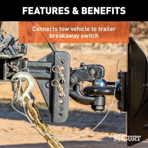 CURT 52020 - Replacement Trailer Breakaway Switch Lanyard