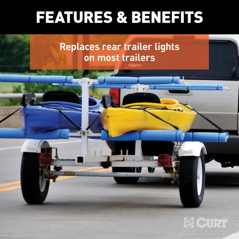 CURT 53441 - Driver-Side Combination Replacement Trailer Light Stop Tail Turn