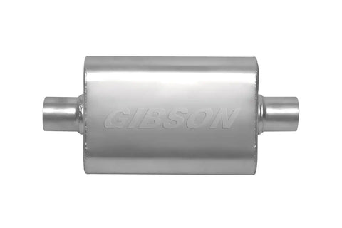 Gibson Performance Exhaust 55152S CFT Superflow Center/Center Oval Muffler Stainless