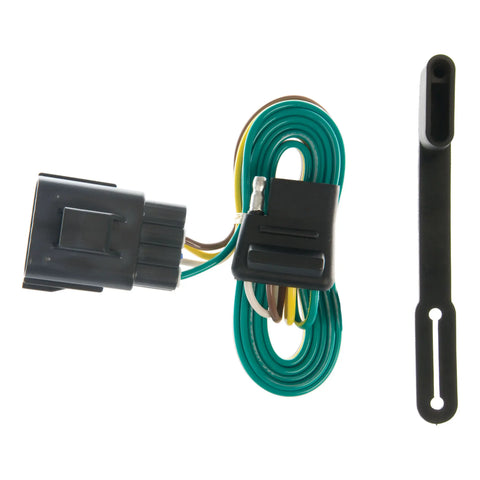 CURT 55251 - Custom 4-Flat Select Ford Mercury Lincoln Vehicles OEM Tow Package Required
