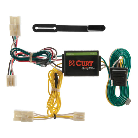 CURT 55307 - Custom Wiring Harness 4-Way Flat Output Select Toyota RAV4