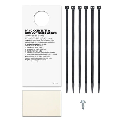 CURT 55323 - Custom Wiring 4-Flat Select Caravan Grand Dakota Town and Country