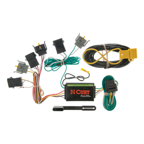 CURT 55345 - Custom Wiring 4-Flat Battery Connection Required Select Explorer Mountaineer