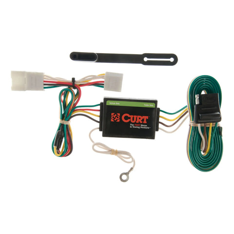 CURT 55354 - Custom Wiring Harness 4-Way Flat Output Select Jeep Cherokee Including Sport