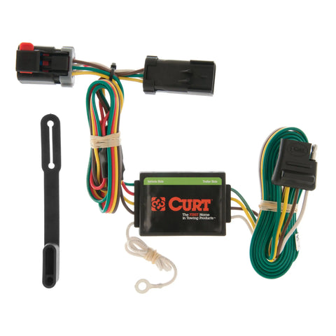 CURT 55376 - Custom Wiring 4-Flat Select Caravan Grand Town and Country Voyager