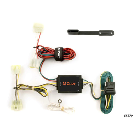 CURT 55379 - Custom Wiring Harness 4-Way Flat Output Select Toyota Pickup Tacoma